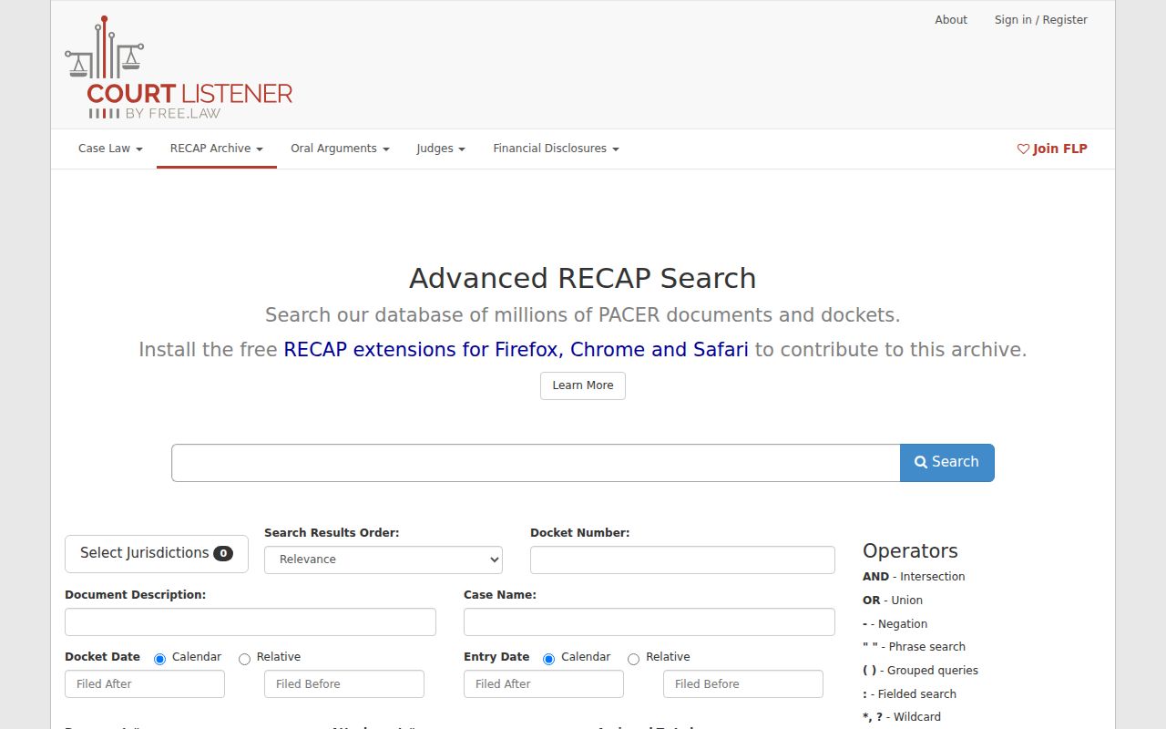 Beatrice court docket separate federal RECAP supplement