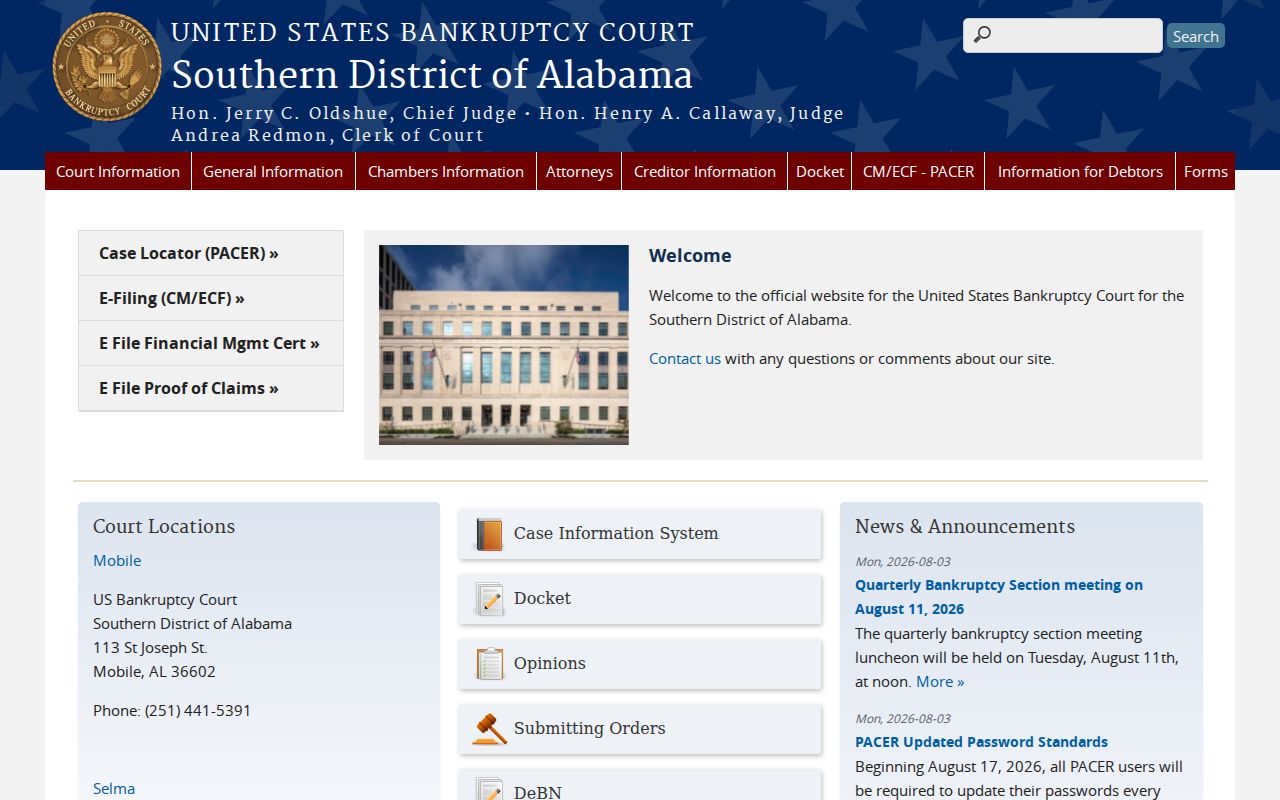 Beatrice court docket separate federal bankruptcy court