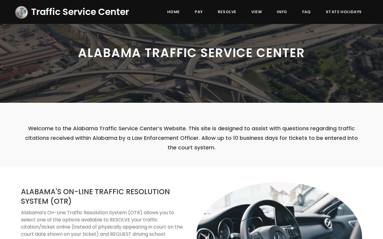 Monroe County case search Alabama traffic resolution portal
