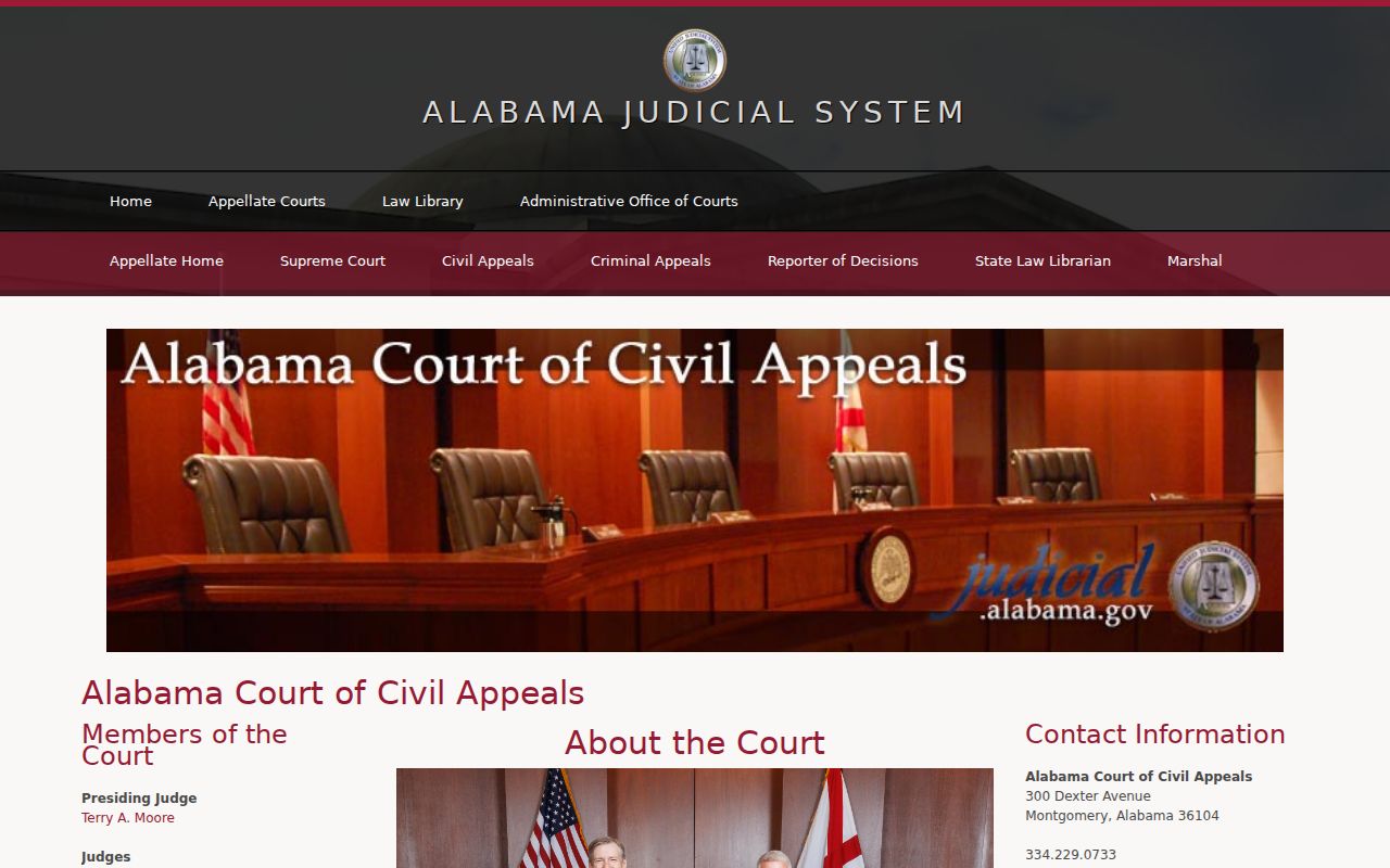 Vredenburgh court docket separate state appellate level